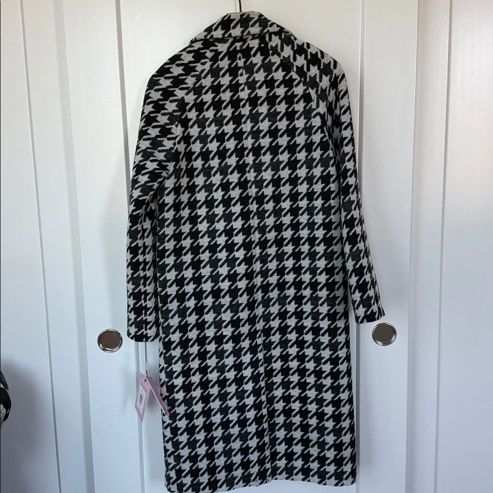 Avec Les Filles Black White Houndstooth Coat - BNWT - Picture 5 of 5